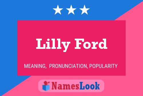 Lilly Ford 名字海报