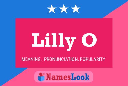 Lilly O 名字海报