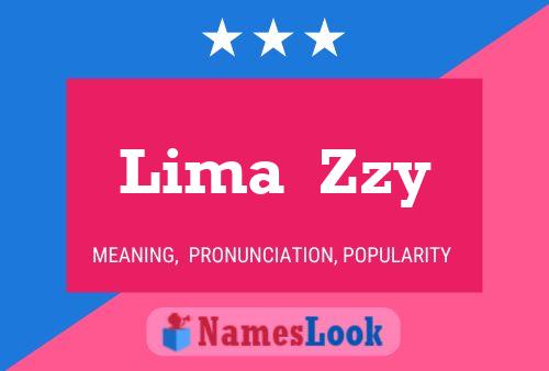 Lima  Zzy 名字海报