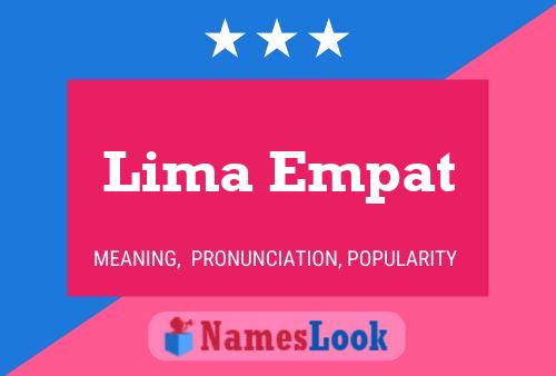 Lima Empat 名字海报