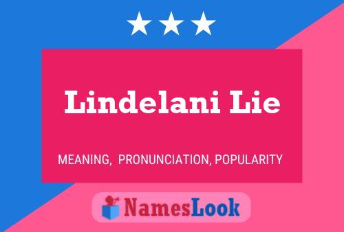 Lindelani Lie 名字海报