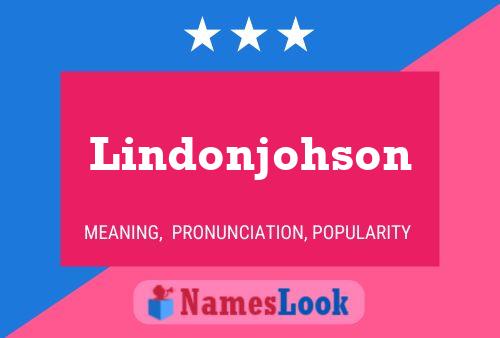 Lindonjohson 名字海报