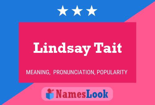 Lindsay Tait 名字海报