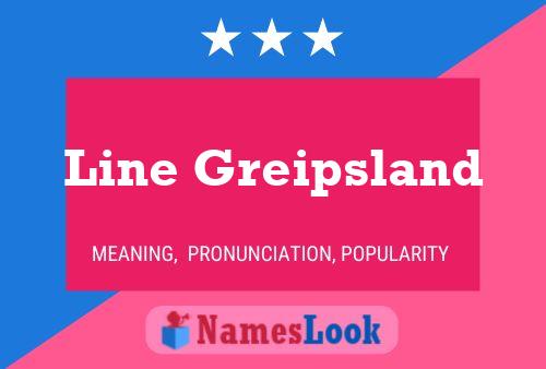 Line Greipsland 名字海报