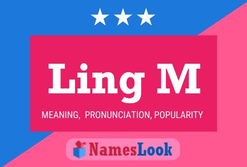 Ling M 名字海报