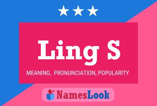 Ling S 名字海报