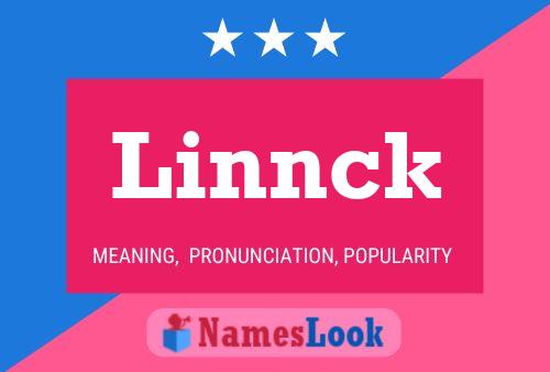 Linnck 名字海报