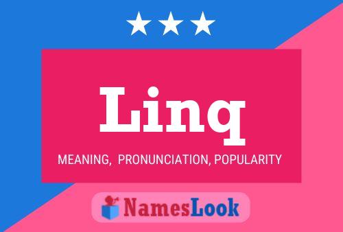 Linq 名字海报