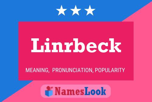 Linrbeck 名字海报