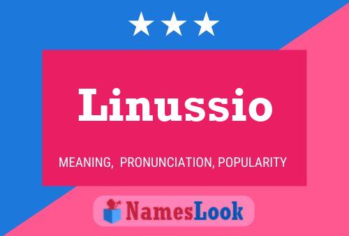 Linussio 名字海报