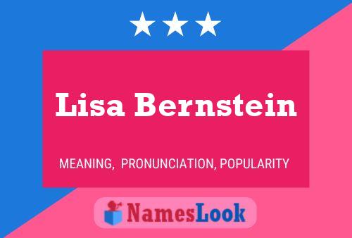 Lisa Bernstein 名字海报