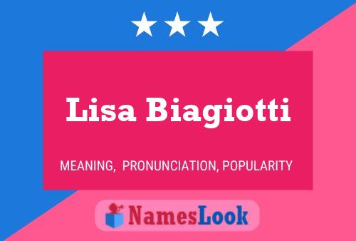 Lisa Biagiotti 名字海报