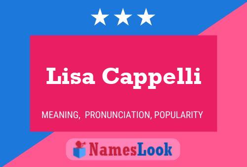 Lisa Cappelli 名字海报