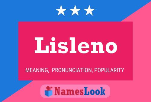 Lisleno 名字海报