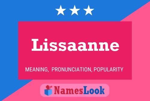 Lissaanne 名字海报