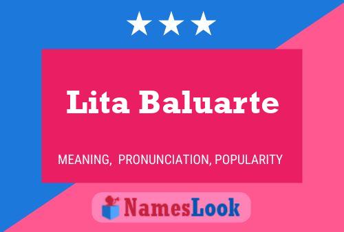 Lita Baluarte 名字海报