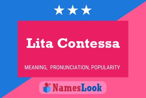 Lita Contessa 名字海报