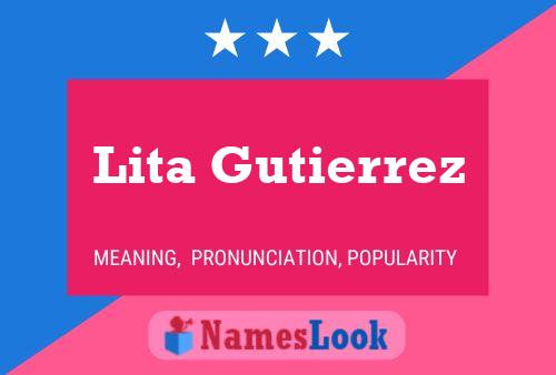 Lita Gutierrez 名字海报