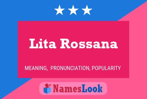 Lita Rossana 名字海报