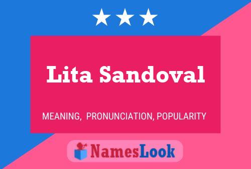 Lita Sandoval 名字海报