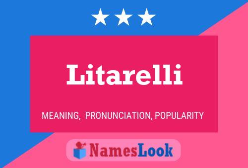 Litarelli 名字海报