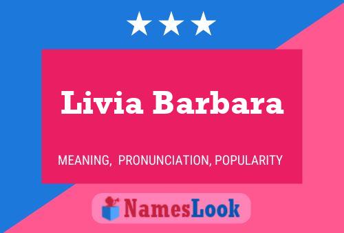 Livia Barbara 名字海报