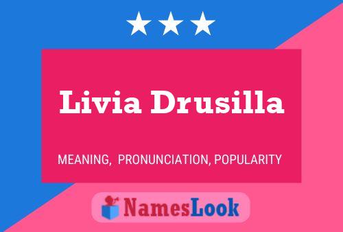 Livia Drusilla 名字海报