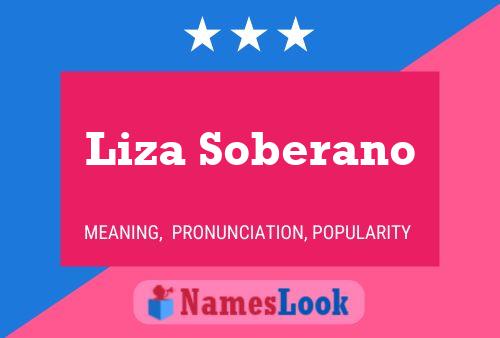 Liza Soberano 名字海报