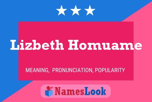 Lizbeth Homuame 名字海报