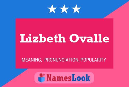 Lizbeth Ovalle 名字海报