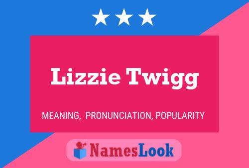 Lizzie Twigg 名字海报