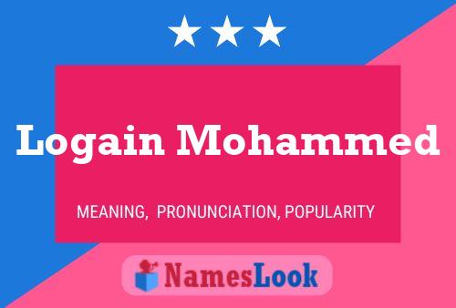 Logain Mohammed 名字海报