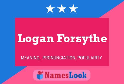 Logan Forsythe 名字海报