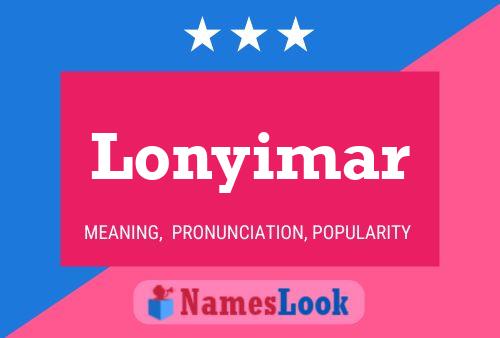 Lonyimar 名字海报