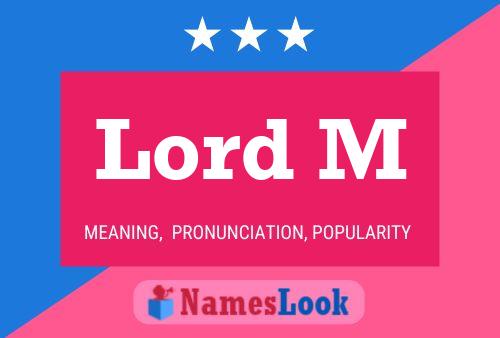 Lord M 名字海报