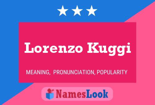 Lorenzo Kuggi 名字海报