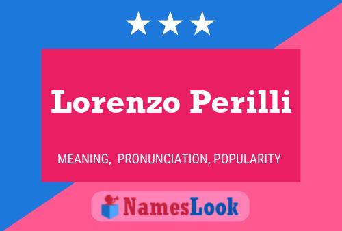 Lorenzo Perilli 名字海报