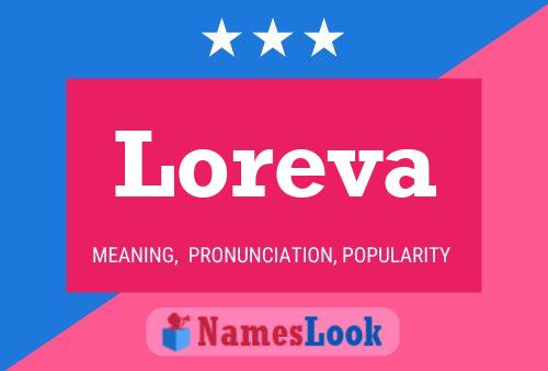 Loreva 名字海报