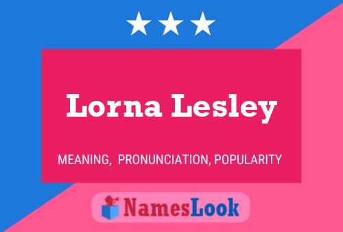 Lorna Lesley 名字海报