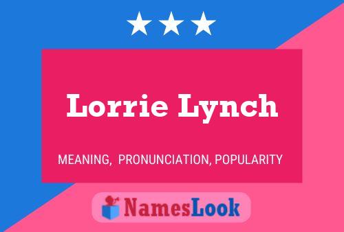 Lorrie Lynch 名字海报