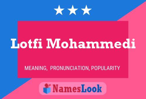 Lotfi Mohammedi 名字海报