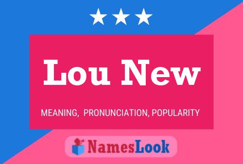 Lou New 名字海报