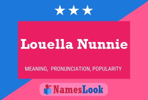 Louella Nunnie 名字海报