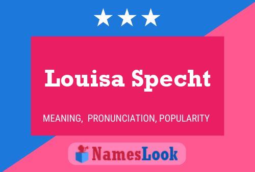 Louisa Specht 名字海报