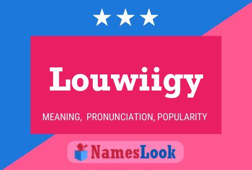 Louwiigy 名字海报