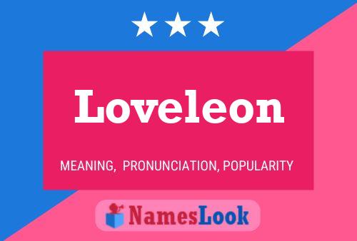 Loveleon 名字海报