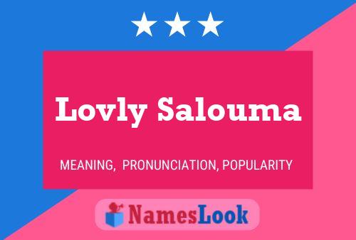 Lovly Salouma 名字海报