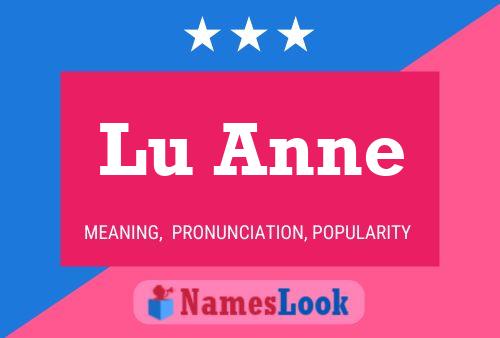 Lu Anne 名字海报