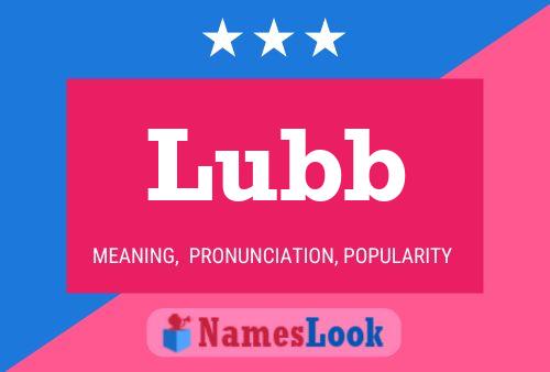 Lubb 名字海报