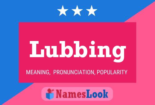 Lubbing 名字海报